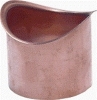 Koperen tap-eind 60 mm